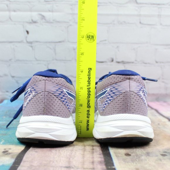 Asics Gel Excite 6 Purple Mesh Breathable Running Sneaker Shoes Size 7 - Picture 8 of 9